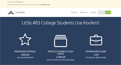 Desktop Screenshot of koofers.com